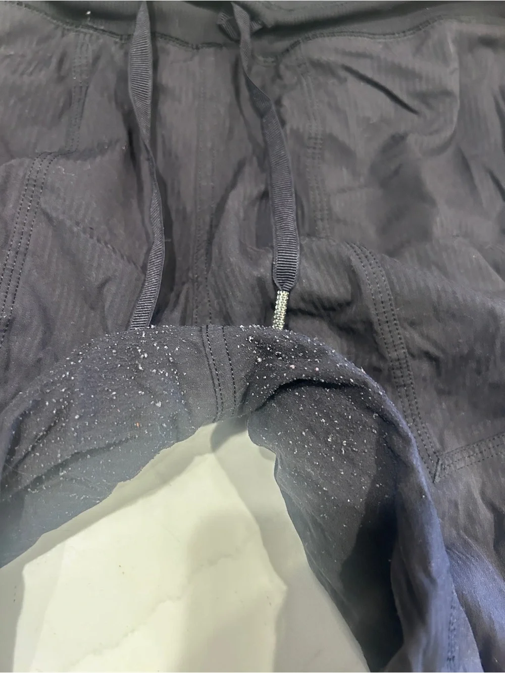 Lululemon lined dance studio pants. Some pilling, see photos.